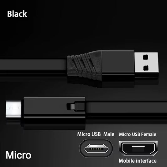Regenerate Micro USB Cable Repairable USB Type C Cable Reused Fast Charger for Iphone12 11 7 Cord XS Max Redmi Note 7 Mi9 Wire