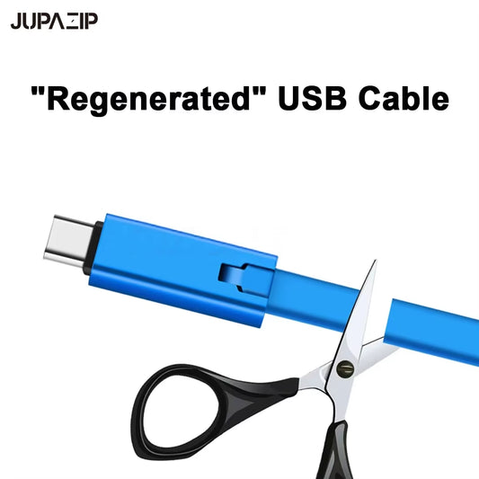 Regenerate Micro USB Cable Repairable USB Type C Cable Reused Fast Charger for Iphone12 11 7 Cord XS Max Redmi Note 7 Mi9 Wire